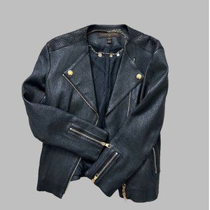 Louis Vuitton Pink/Black Leather Jacket, 38 – Radbird